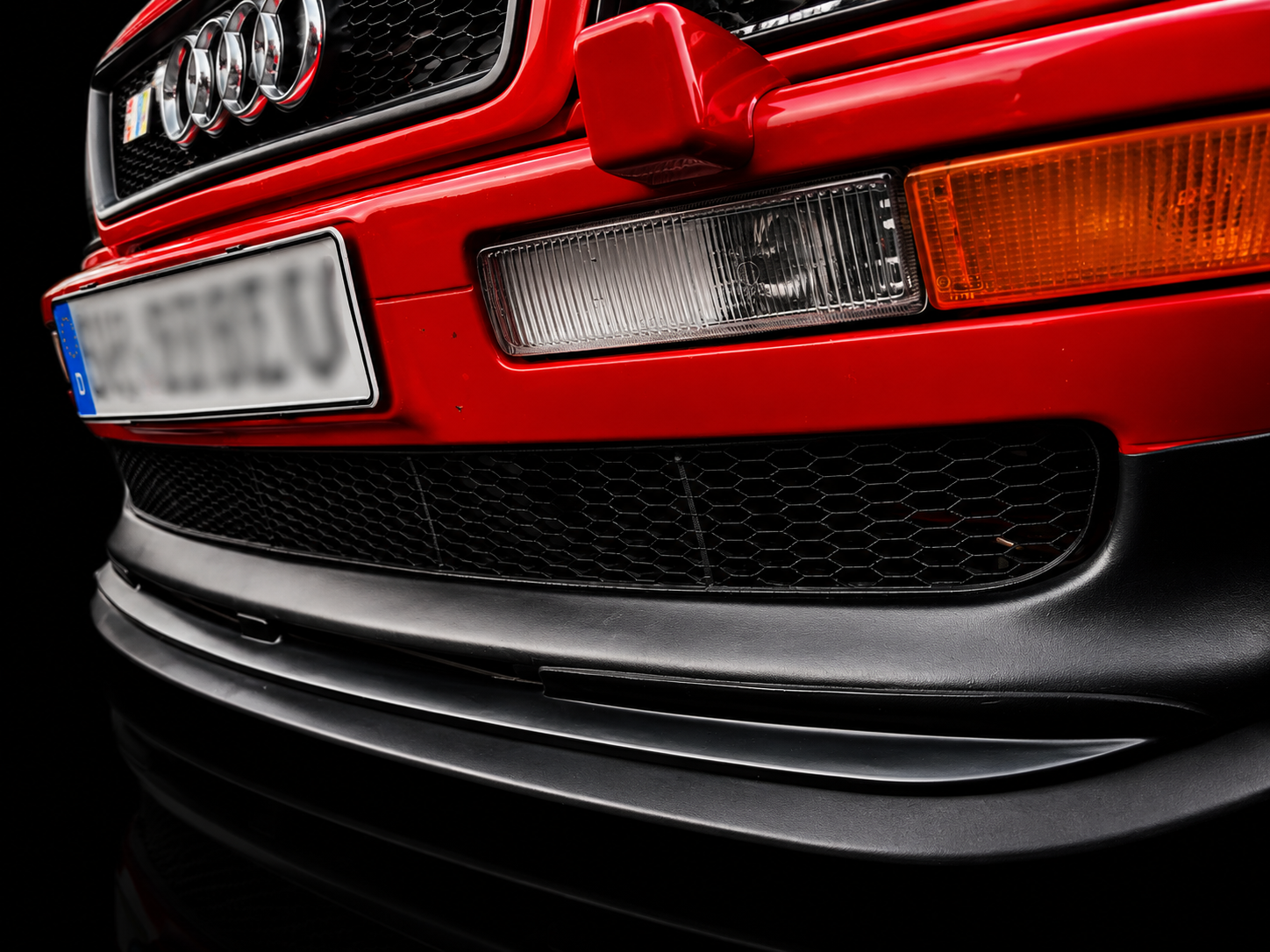 Audi 80 Cabrio Coupé S2 V6 RS2 Mesh Frontgitter Stoßstange Bild 1