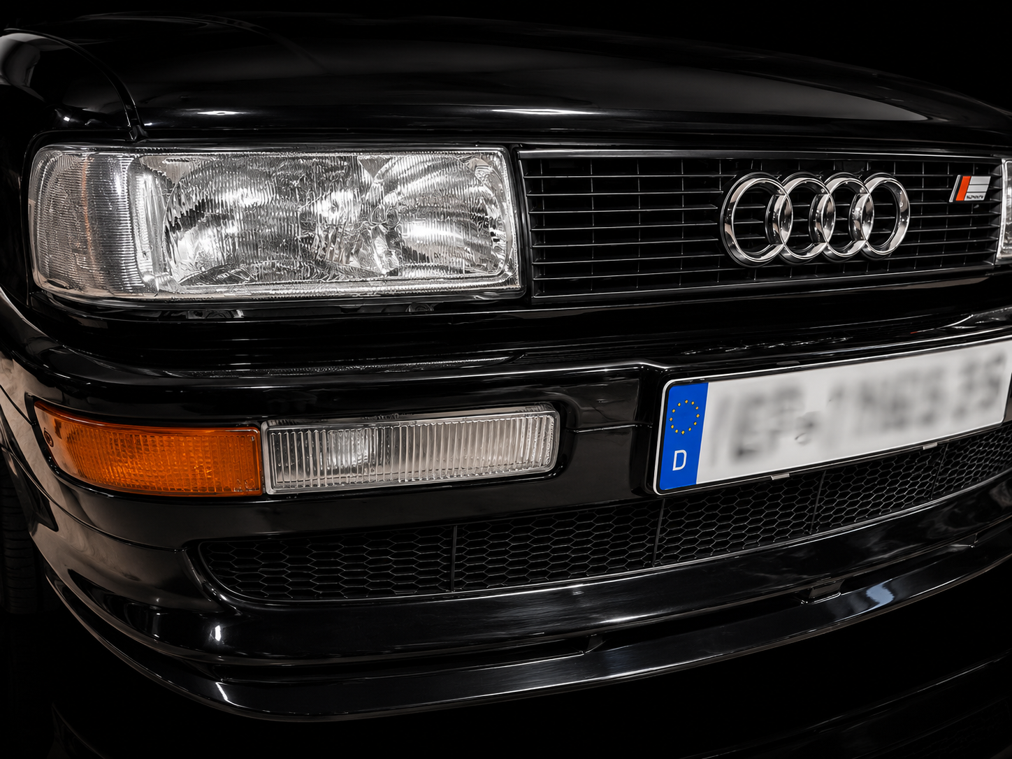 Audi 80 Cabrio Coupé S2 V6 RS2 Mesh Frontgitter Stoßstange Bild 4
